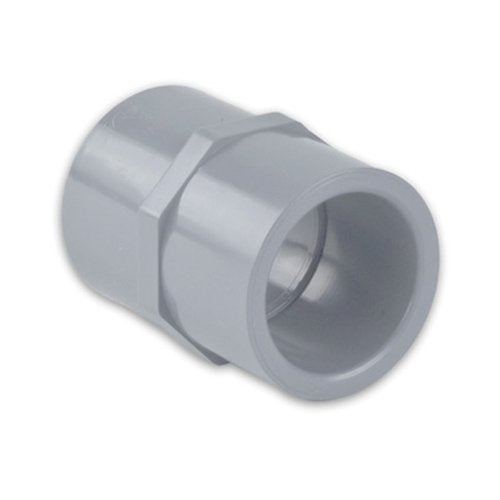 GEORG FISCHER Georg Fischer 9829-025 2-1/2 inches Light Gray Schedule 80 CPVC Socket Straight Coupling Fittings