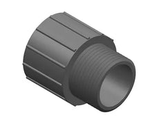 GEORG FISCHER Georg Fischer 836-005 Sch80 PVC, Male Adapter (S x MPT) 1/2
