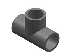 GEORG FISCHER Georg Fischer 9801-005 cpvc socket tee 1/2 inch pack of 5