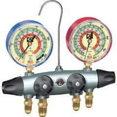JB INDUSTRIES Jb Industries 25200 manifold, 4-valve 3/8 inch bore aluminum zeppelin