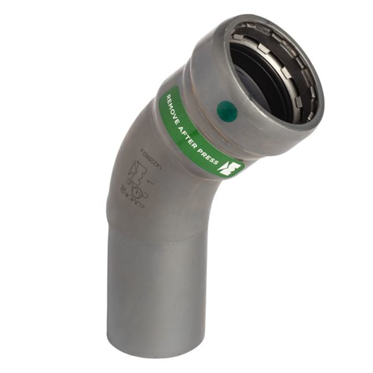 MUELLER STREAMLINE Mueller Streamline CP03359 Carbon Steel Press Fittings Mechanical 45 Degree Street Elbow Ftg X P 2 Inch