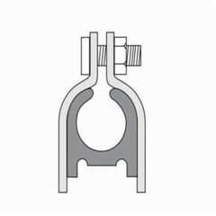 PHD MANUFACTURING Phd Manufacturing S2507 GG WG Cush Strut Clamp With Cushion 1-1/8 OD