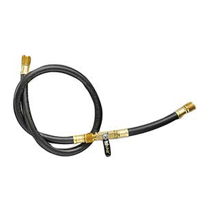 RITCHIE ENGINEERING Ritchie Engineering 16248 Yellow Jacket Plus II Charging and Vacuum Hose 3/8 x 1/4 Inch Flared x 45 deg 48 Inch Length