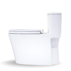 TOTO Toto MS686234CEFG#01 Aurora One-Piece Toilet 1.28 GPF Elongated Universal Height