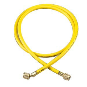 RITCHIE ENGINEERING Ritchie Engineering 21012 yellow hav standard fitting plus ii 1/4 inches charging hose 12 inches