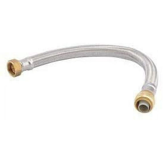 RELIANCE WORLDWIDE Reliance Worldwide U3088FLEX18LF Water Heater Connector 3/4 x 3/4 In 18 In L