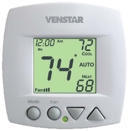 VENSTAR Venstar T1075 7 day programmable fan coil thermostat 24 volts (2 or 4 pipe, 3 speed fan)