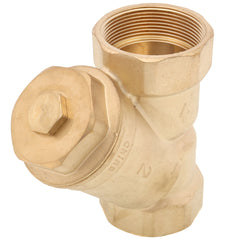 WEBSTONE Webstone H-40567W 2 inches FIP forged DZR brass Y-strainer (20 mesh) w/ 1/2 inches plugged NPT port