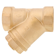 WEBSTONE Webstone H-40567W 2 inches FIP forged DZR brass Y-strainer (20 mesh) w/ 1/2 inches plugged NPT port