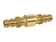WEBSTONE Webstone H-10886W 1-1/2 inches press forged DZR brass in-line spring loaded check valve with dual union ends (lead free)