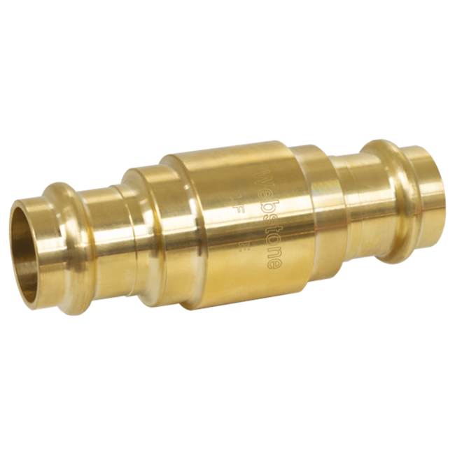 WEBSTONE Webstone H-10787W inline spring check valve 2 in nominal