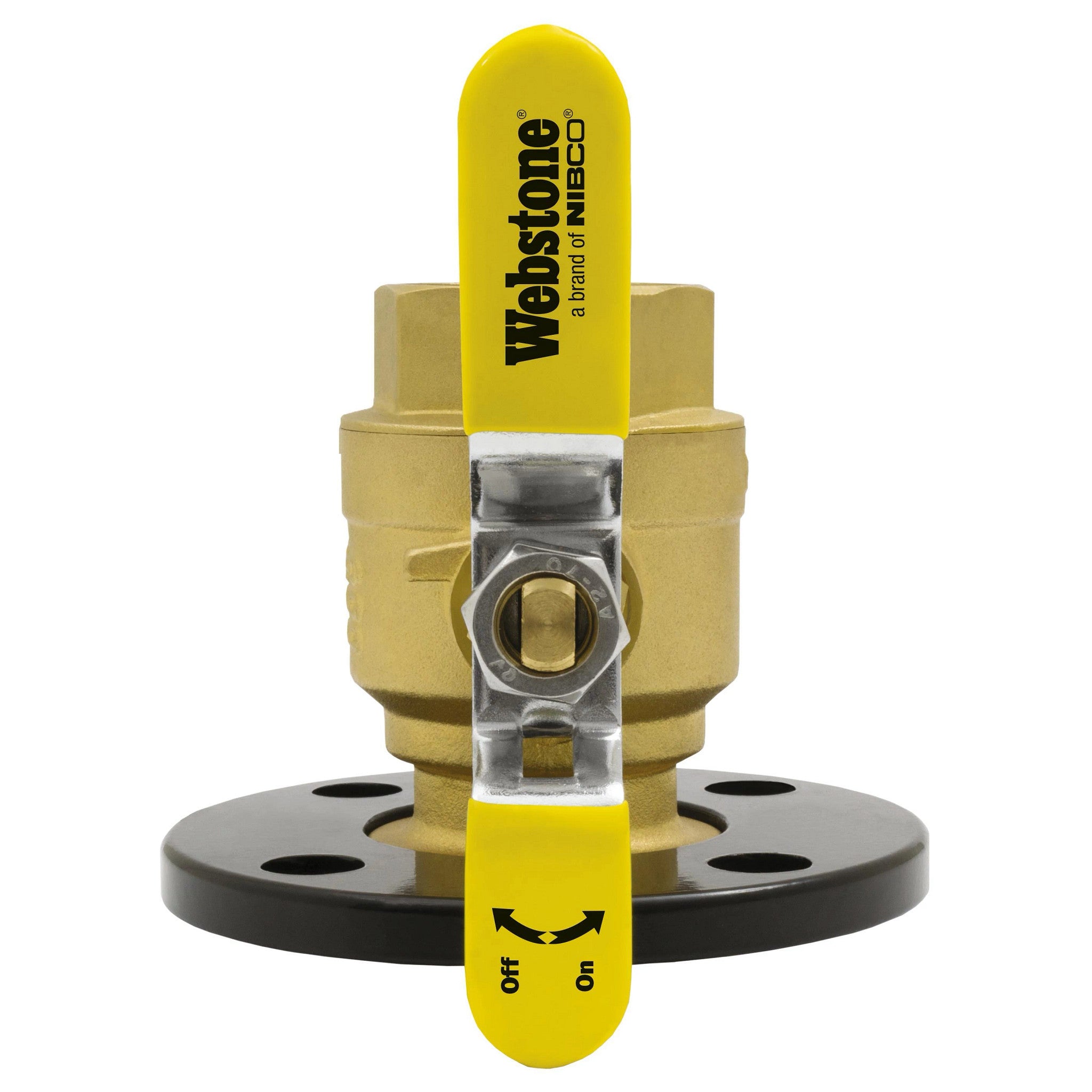 WEBSTONE Webstone H-41407HV-RF400 2 inches Threaded Round Isolator with Detachable Rotating Flange