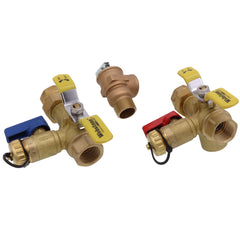 WEBSTONE Webstone H-44443WPR-GST Isolator E-X-P E2 complete tankless water heater service valve kit 3/4 inch IPS