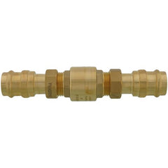 WEBSTONE Webstone H-10884W Press Forged DZR Brass In-Line Spring Loaded Check Valve with Dual Union Ends 1 inches