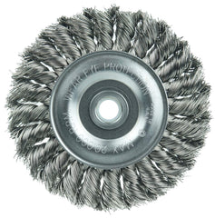 WEILER Weiler 36293 vortec pro wheel brush 4 in 1/2 to 3/8 in arbor hole 20000 rpm pack of 10