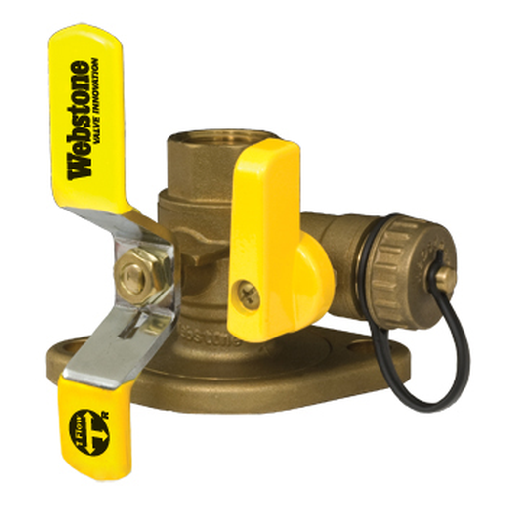 WEBSTONE Webstone H-41416 1-1/2 inches threaded isolator flange with drain & rotating flange