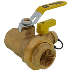 WEBSTONE Webstone H-40435 1-1/4 inches Threaded Pro-Pal Union Full Port Ball Valve with Hose Drain