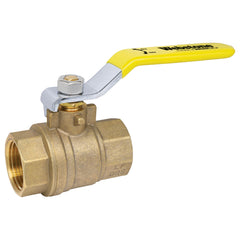 WEBSTONE Webstone H-40707W Lead-Free Full Port Forged Brass Ball Valve 2 Inch FIP 600 PSI CWP Max With Adjustable Packing Gland