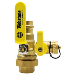 WEBSTONE Webstone H-40436 Pro-Pal Ball Drain With Hi-Flow Hose Drain 1-1/2 Inch