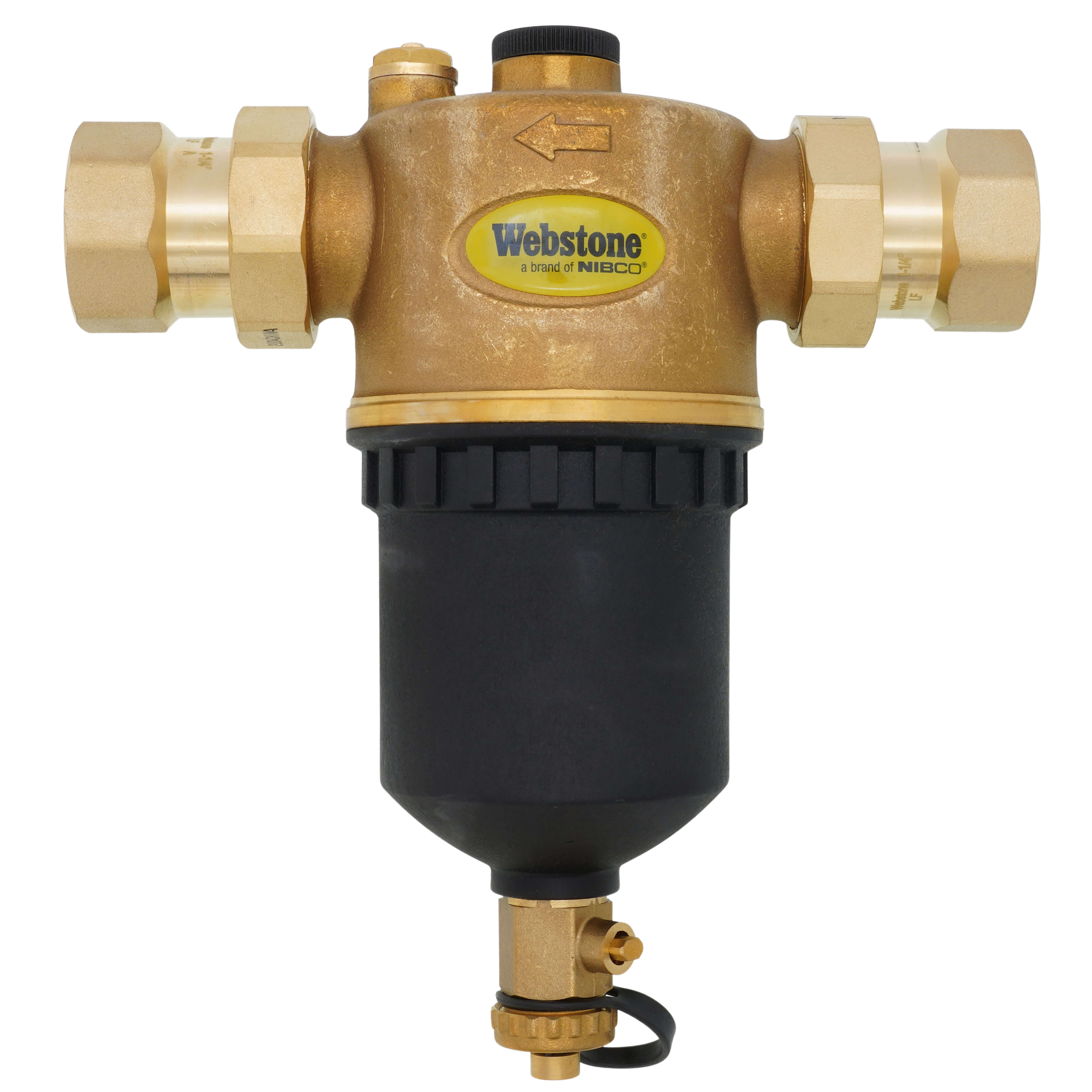 WEBSTONE Webstone H-74705 1-1/4 inches fip brass magnetic boiler filter xl