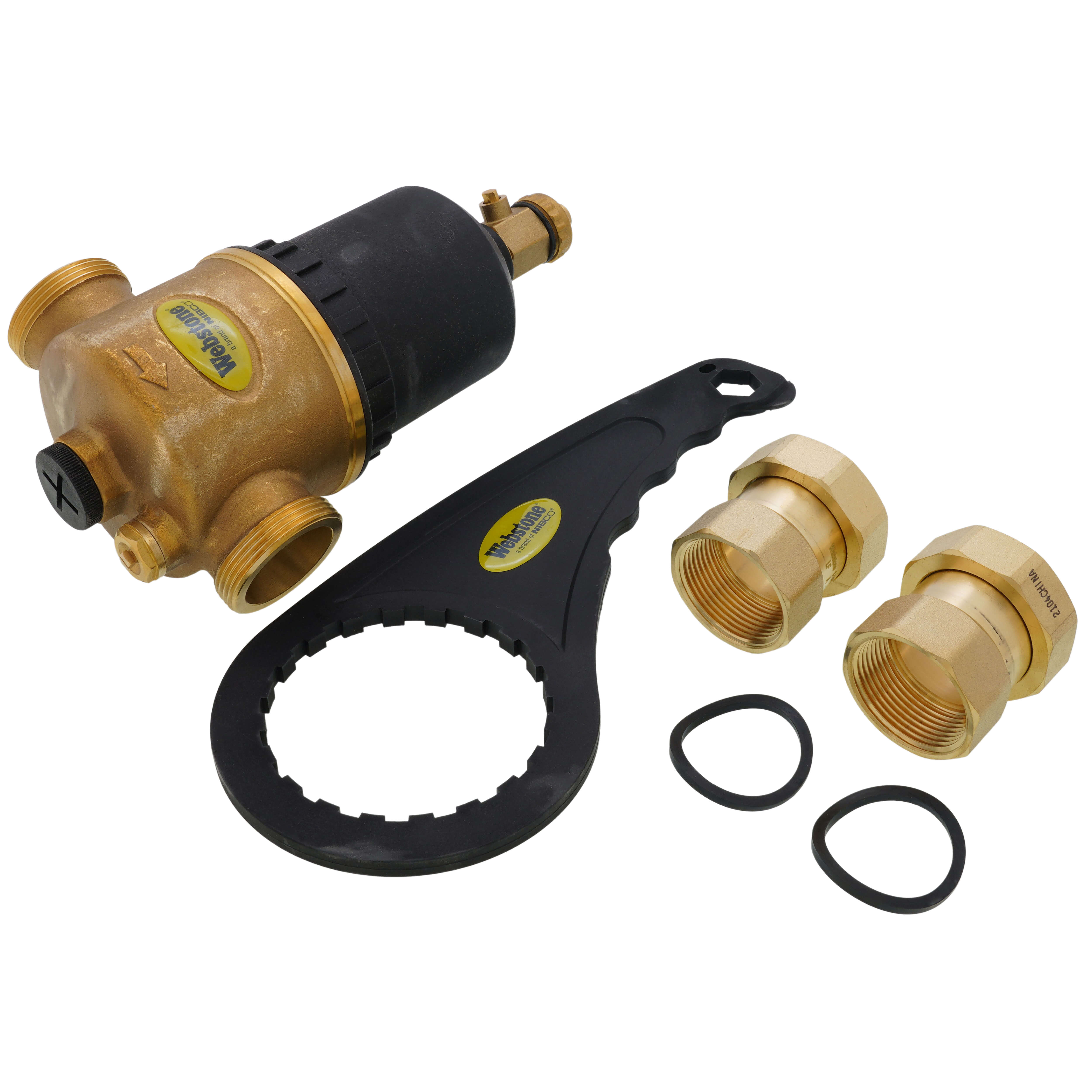 WEBSTONE Webstone H-74705 1-1/4 inches fip brass magnetic boiler filter xl