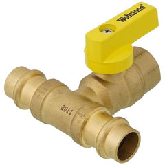 WEBSTONE Webstone H-82672W 1/2 inch FIP x Press Full Port T-Valve