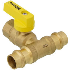 WEBSTONE Webstone H-82672W 1/2 inch FIP x Press Full Port T-Valve