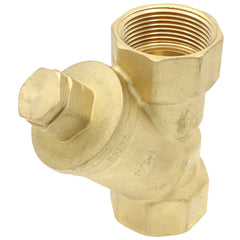 WEBSTONE Webstone H-40565W 1-1/4 inches FIP Forged DZR Brass Y-Strainer (20 MESH) w/ 1/2 inches Plugged NPT Port
