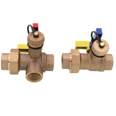 WEBSTONE Webstone H-42443W E-X-P Ultra-Compact Tankless Water Heater Service Valve Kit 3/4 inches FIP Union x FIP