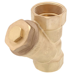 WEBSTONE Webstone H-40566W Y-Strainer 1-1/2 inches FIP Forged DZR Brass (20 MESH) with 1/2 inches Plugged NPT Port 4056W