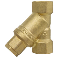 WEBSTONE Webstone H-40566W Y-Strainer 1-1/2 inches FIP Forged DZR Brass (20 MESH) with 1/2 inches Plugged NPT Port 4056W