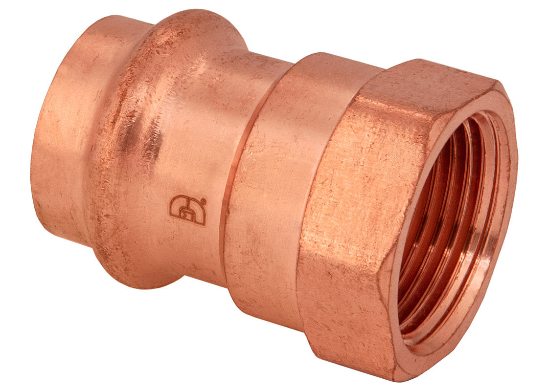 BMI Bmi 47704 1/2 PressxFPT Wrot Copper Press-Fit Adapter