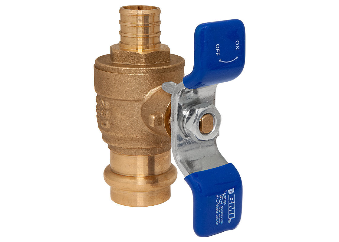 BMI Bmi 13574 1/2 inches pro-press x 1/2 inches pex valve lead free