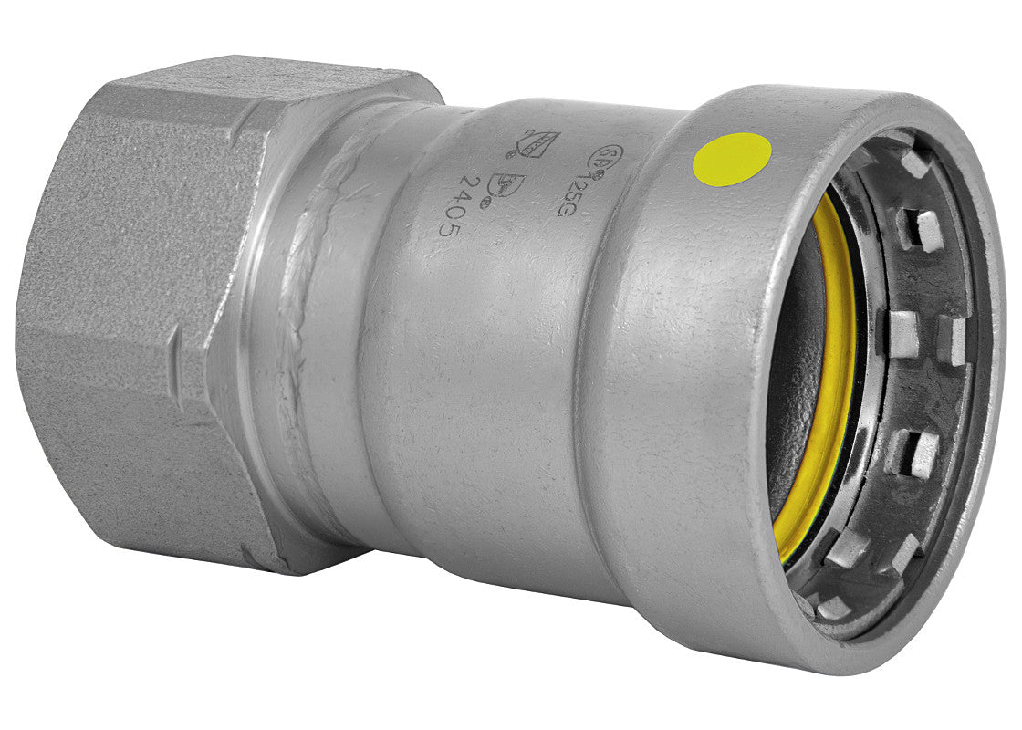 BMI Bmi 46704 1/2 press-fit x female adapter carbon gas