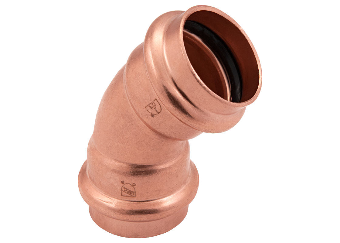 BMI Bmi 47205 3/4 PressxPress Wrot Copper Press-Fit 45 Elbow