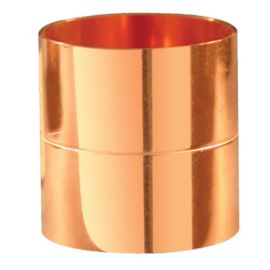 HAILIANG Hailiang HL15-165-0160 Copper Reducing Coupling with Stop 1 inch x 1/2 inch (1-1/8 inch x 5/8 inch OD)