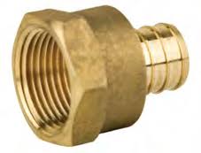 HAILIANG Hailiang HLGPEX-105-0050 brass PEX x FPT adapter insert 1/2 inch