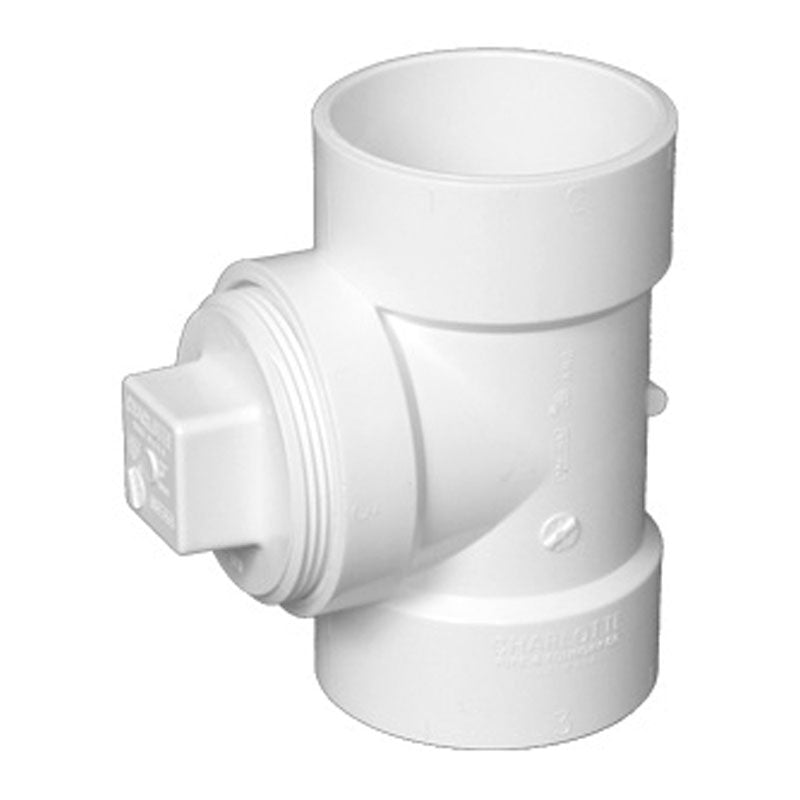 IPEX Ipex 192118A 6 PVCDWV CO Tee W/Plug 6 inch D443060