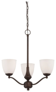 SATCO Satco 60/5136 3-Light Chandelier 60 Watts 3 Lamp