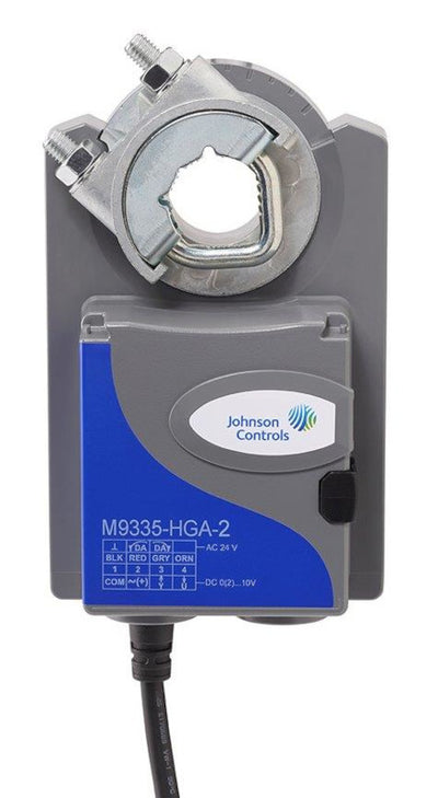 JOHNSON CONTROLS Johnson Controls M9320-HGA-2 Damper Actuator 24VAC/DC 177 in-lb Torque