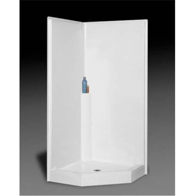 OASIS Oasis SH-NA-3838 WHT ABF Shower Neo-Angle 38 inches