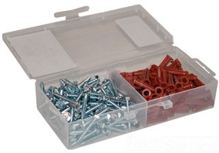 DAKOTA Dakota 41110 Plastic Anchor Kit 10-12 X 1 Inch Hex Screw