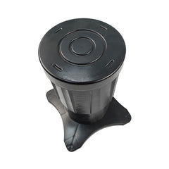 DAKOTA Dakota 18038 Plastic Adjustable Screw-up Escutcheon Black