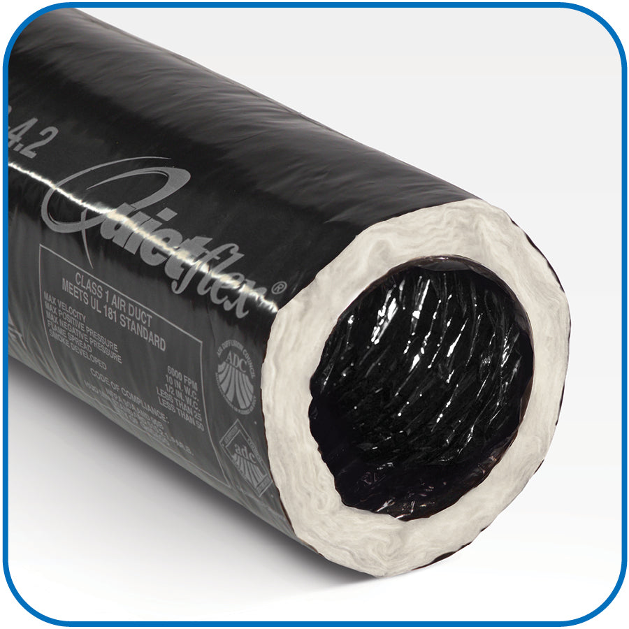 FLEXDUCT Flexduct 560C R6 Flex Air Duct 5 in X 25 Ft Fiberglass
