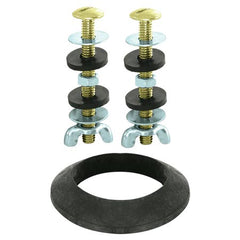 CASH-ACME Cash-acme 40048 Brass Toilet Tank Bowl Bolt Gasket Kit