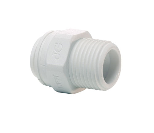 CASH-ACME Cash-acme PP010822W-US Male Connector 1/4 in X 1/4 in Nptf