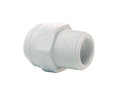 CASH-ACME Cash-acme PP010822W-US Male Connector 1/4 in X 1/4 in Nptf