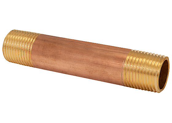BMI Bmi 4425 Lead Free Brass Nipple 1/2 X 2-1/2 Inch