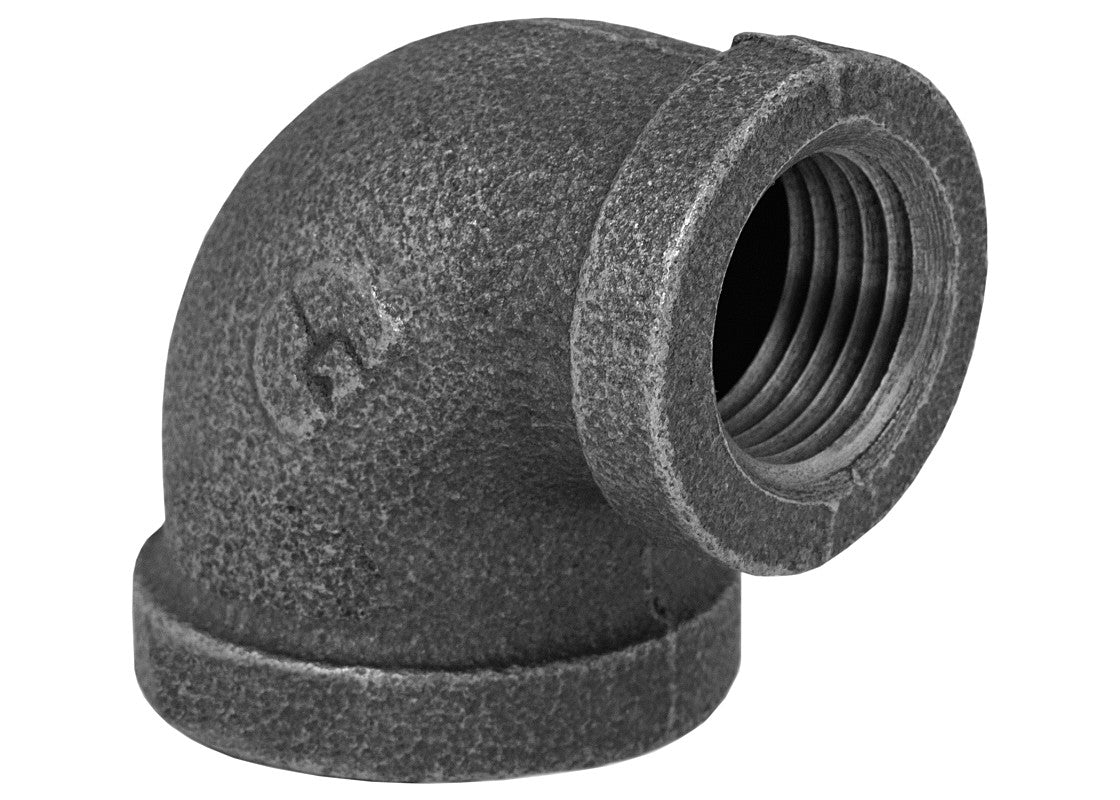 BMI Bmi 35327 Malleable Iron 90 Degree Elbow 1x3/4 Black