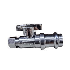 BMI Bmi 9654 Quarter-turn Stop Valve 1/2 in Press X 3/8 in Od